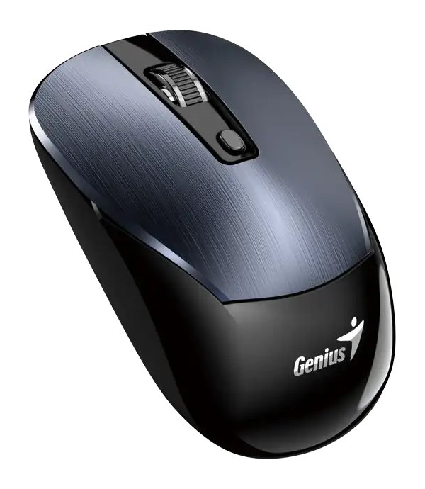 GENIUS NX-7125 Iron Grey/ 1200 dpi/ bezdrátová/ Copilot/ 4tlačítková/ USB-A/ USB-C/ kovově šedá 31030044400