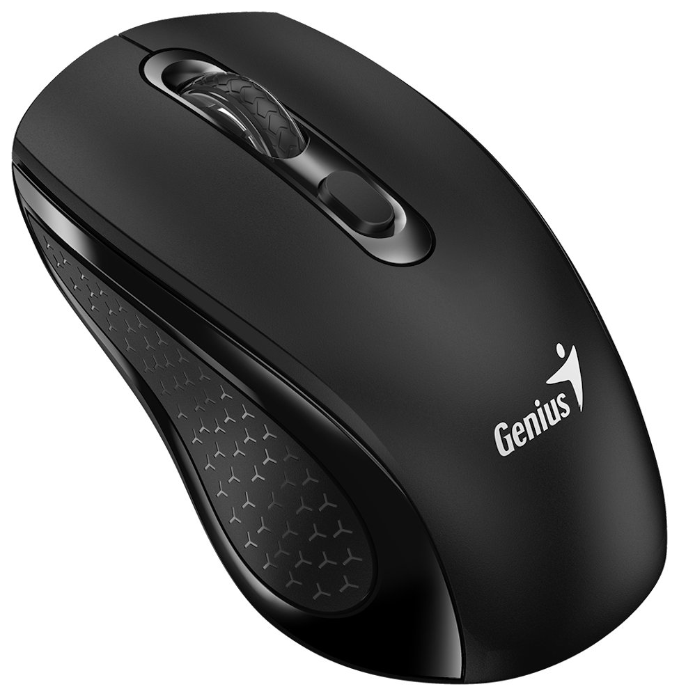 GENIUS NX-8025S Black/ 1200 dpi/ bezdrátová/ tichá/ Copilot/ 4tlačítková/ černá 31030048400