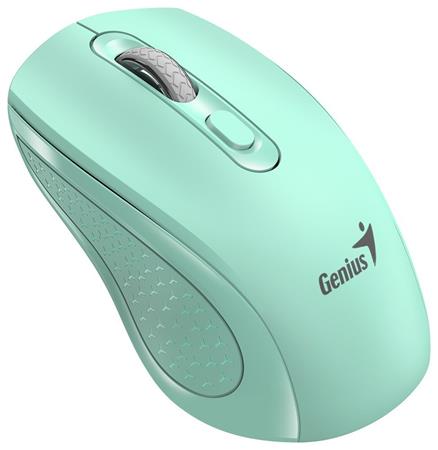 Genius NX-8025S Myš, bezdrátová, optická, 1200DPI, 4 tlačítka, tichá, Copilot, 2,4GHz, zelená (akvamarín) 31030048402