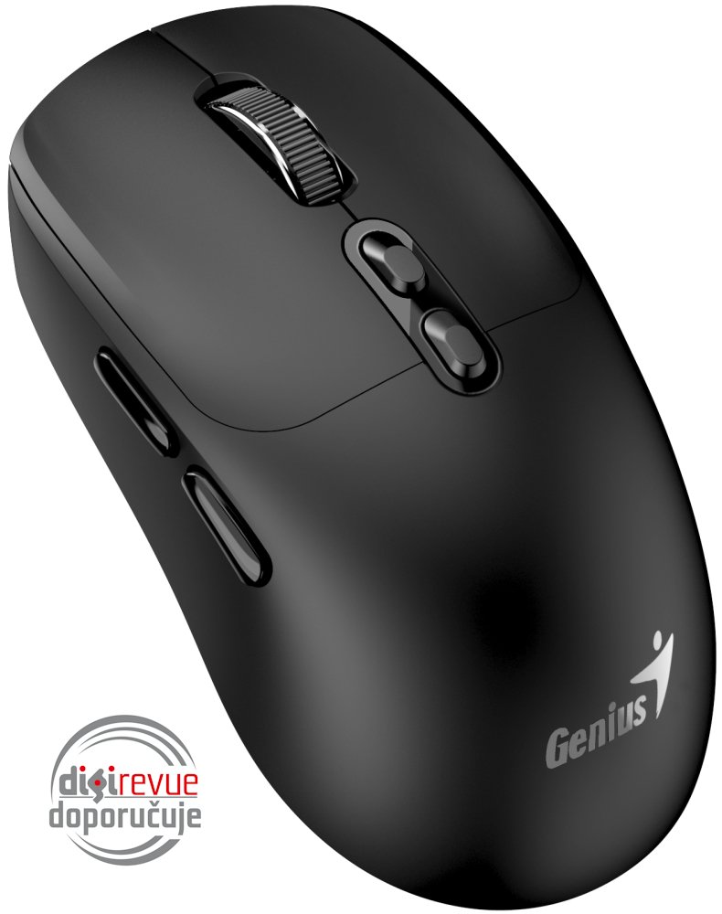 GENIUS NX-8080S BT Noble Black/ duální Bluetooth + 2,4GHz/ 1600 dpi/ bezdrátová/ Copilot/ tichá/ 7tlačítková 31030042400
