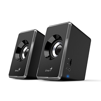 Genius reproduktory SP-U125, 2.0, 3W, čierno-šedý, regulácia hlasitosti, 3,5 mm jack (USB), 150Hz-2 31730042403