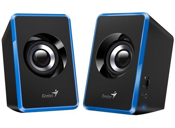 Genius reproduktory SP-U125, 2.0, 3W, modré, regulácia hlasitosti, 3,5 mm jack (USB), 150Hz-20kHz 31730042402