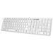 Genius SlimStar 126, CZ/SK, klasická, tenká typ drôtová (USB), biela 31310017411