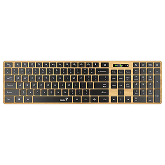 Genius Slimstar 7250BT Copilot klávesnica bezdrôtová CZ/SK, béžovo-čierna 31320004403