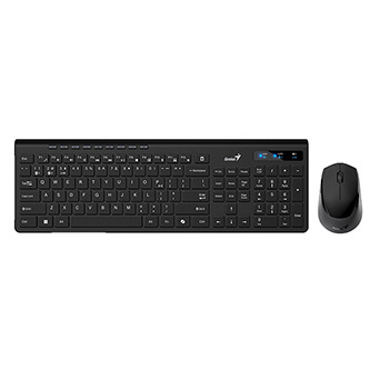 Genius SlimStar 8230 COPILOT Set klávesnica a myši bezdrôtová CZ/SK, čierna 31340015419