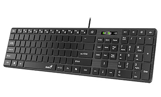 Genius Slimstar K500 Education Copilot klávesnica káblové bez layoutu, čierna 31310058400
