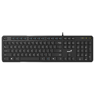Genius Slimstar M200 Copilot klávesnica káblová (USB) CZ/SK, čierna, DOPREDAJ 31310019409