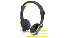 GENIUS sluchátka GHP-460S, černožluté, plochý kabel, 3,5mm 31710178100