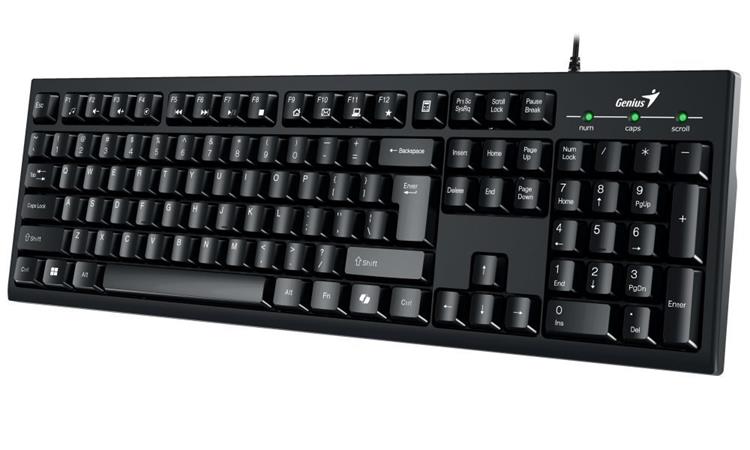 Genius Smart KB-100 COPILOT, klávesnica CZ/SK, klasická, drôtová (USB), čierna 31300005423