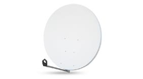 Gibertini 100 Al bílá - satelitní parabola DISH GIB 100 AL W