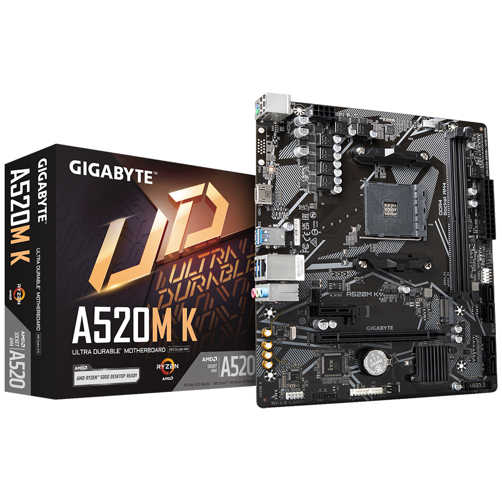 GIGABYTE A520M K/AM4/mATX