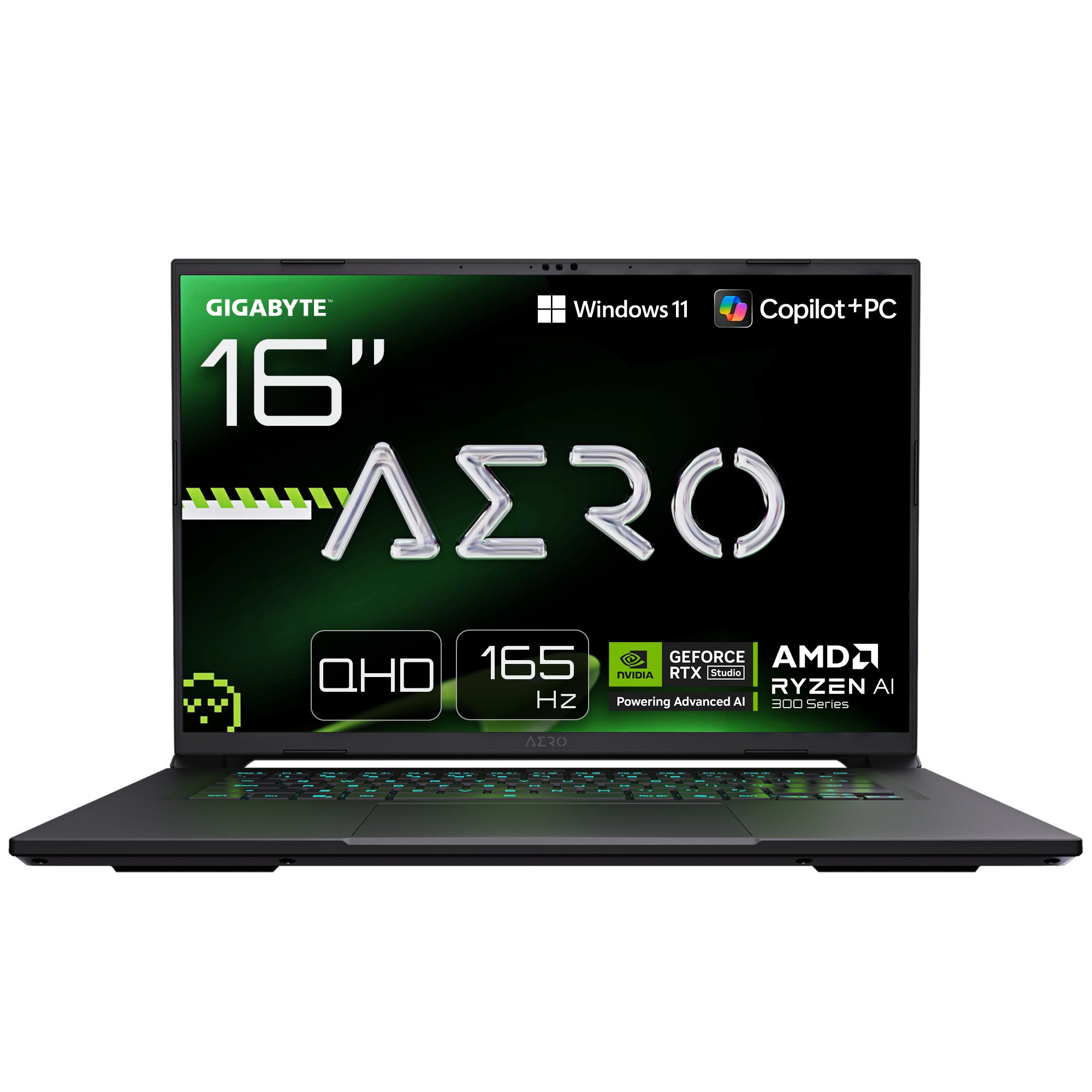 Gigabyte AERO/X16 1VH93CZC94AH/AI7-350/16"/2560x1600/16GB/1TB/RTX 5060/W11H/Gray/2R GIGABYTE AERO X16 1VH93CZC94A