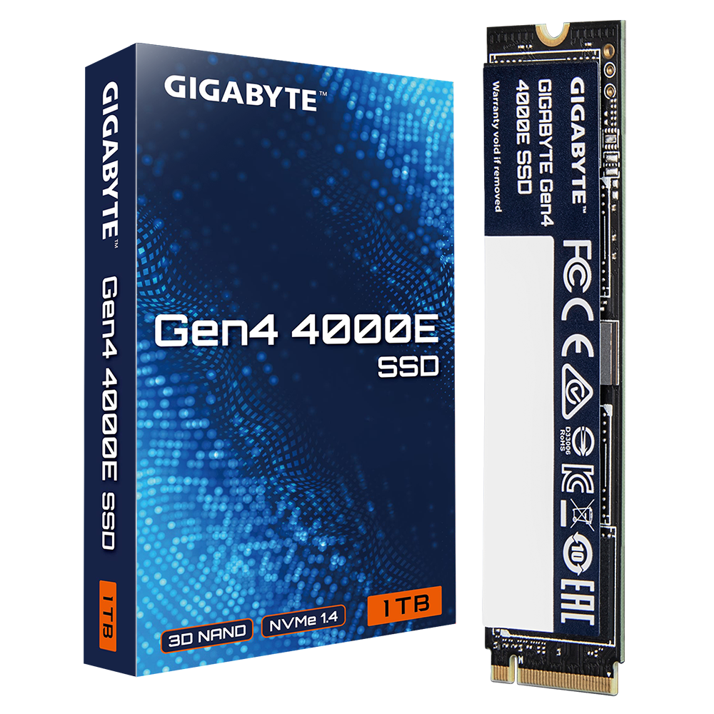 Gigabyte AORUS 4000E SSD 1TB M.2 NVMe Gen4 4000/3900 MBps G440E1TB