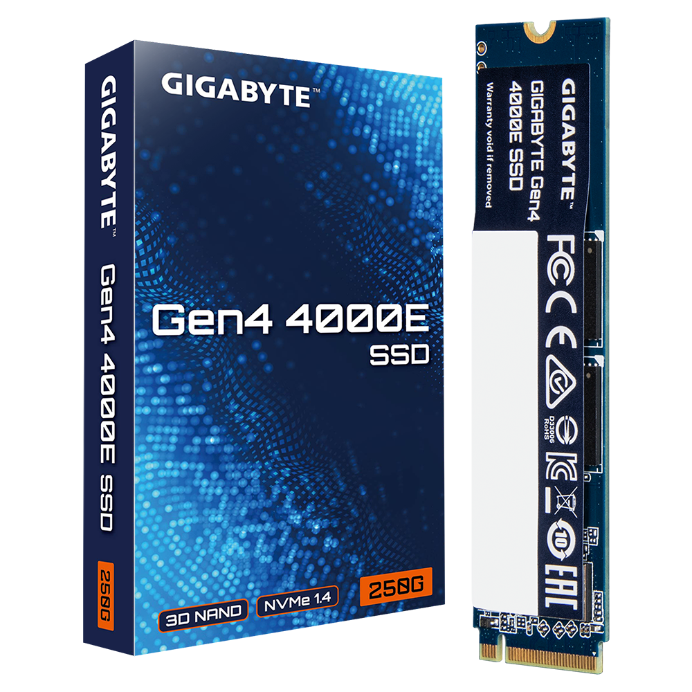 Gigabyte AORUS 4000E SSD 250GB M.2 NVMe Gen4 3500/1800 MBps G440E250G