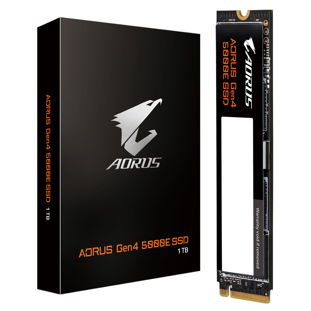 GIGABYTE AORUS 5000E SSD 1TB Gen4 AG450E1024-G