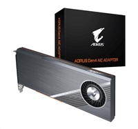 GIGABYTE AORUS AIC ADAPTOR M.2 X16 GEN 4 CARD (4x M.2 NVMe SSD) GC-4XM2G4