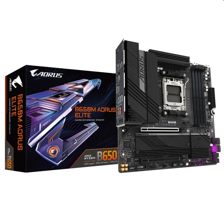 Gigabyte AORUS B650M ELITE, AMD B650, AM5, 4xDDR5, mATX B650M AORUS ELITE