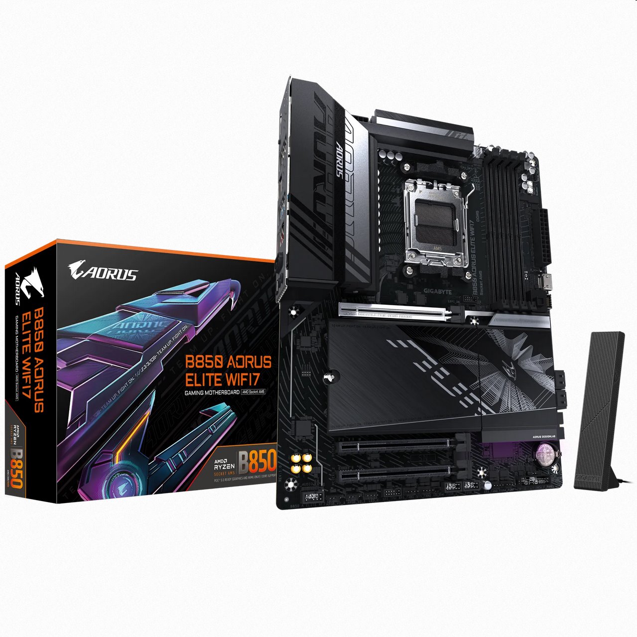 Gigabyte AORUS B850 ELITE WIFI7, AMD B850, AM5, 4xDDR5, ATX B850 A ELITE WF7