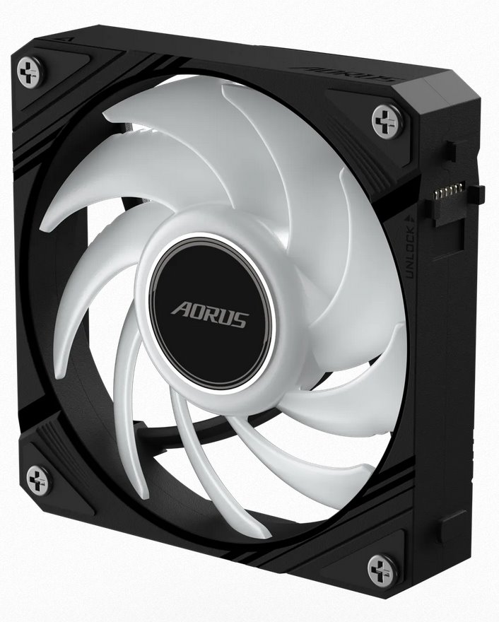 Gigabyte AORUS EZ CHAIN FAN 120, ARGB, black GP-ECFAN1201