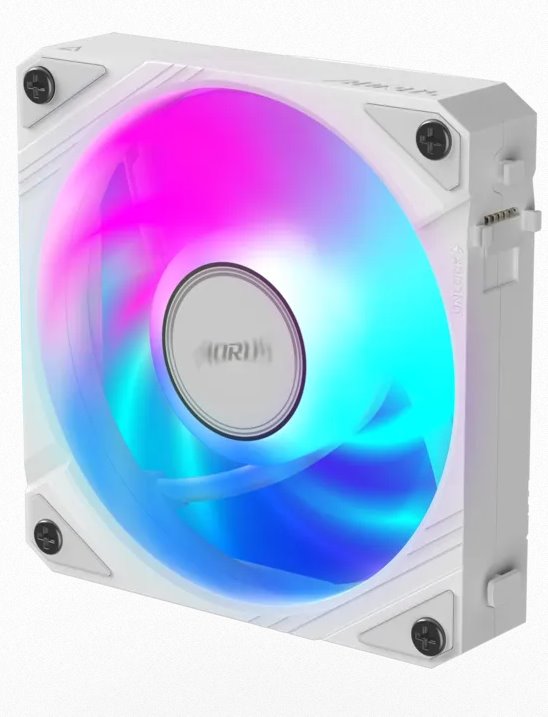 Gigabyte AORUS EZ CHAIN FAN 120 ICE, ARGB, white GP-ECFAN1201 ICE