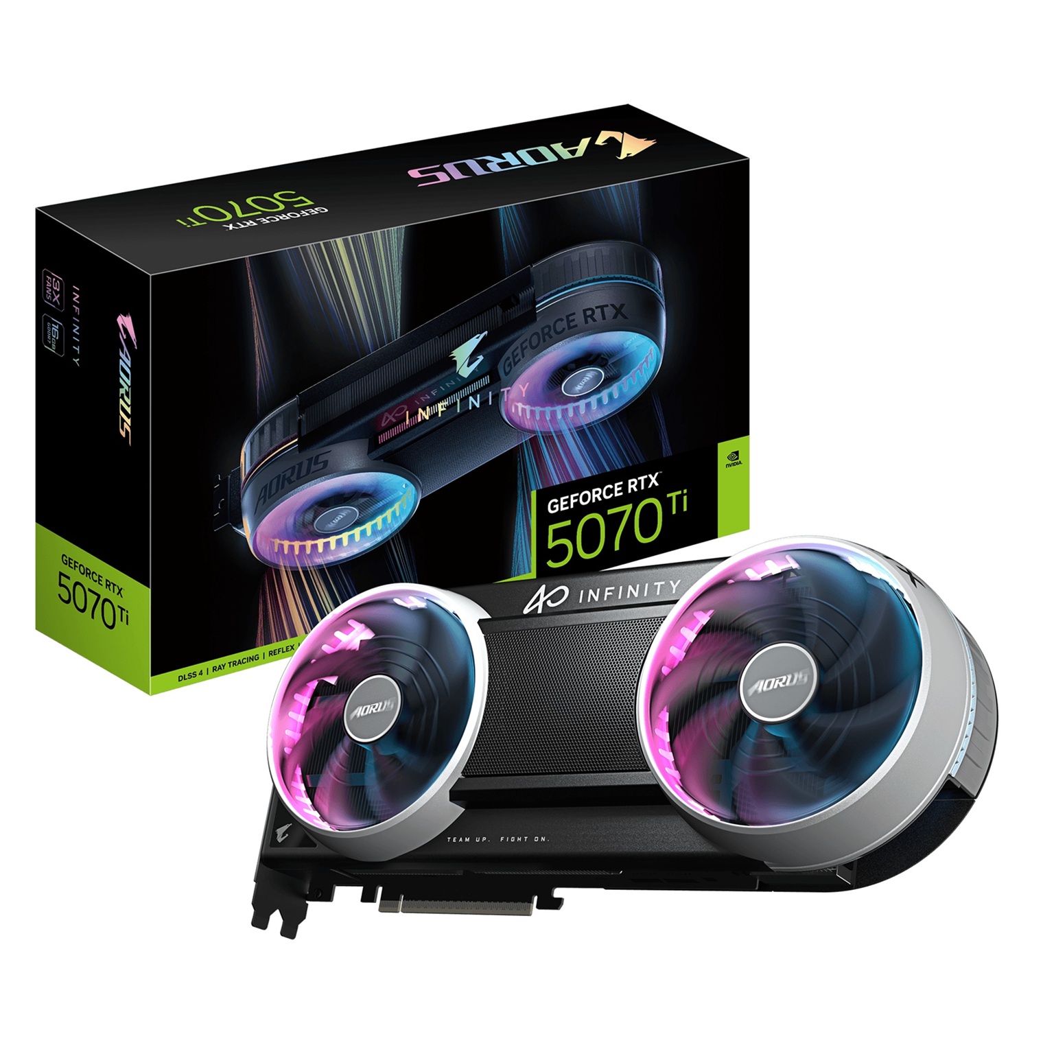 Gigabyte AORUS GeForce RTX 5070 Ti INFINITY/Gaming/16GB/GDDR7 GV-N507TAORUS IF-16GD
