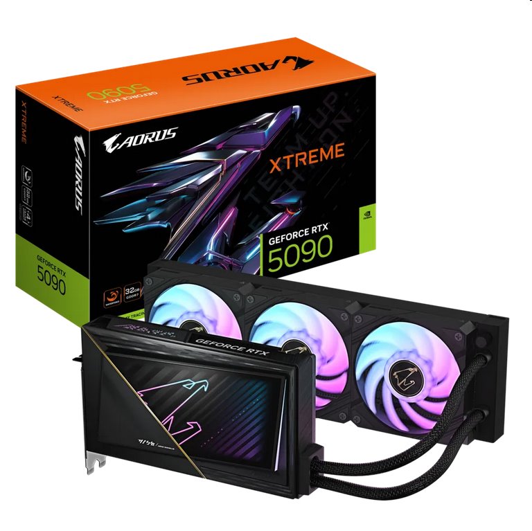 GIGABYTE AORUS GeForce RTX 5090 XTREME WATERFORCE/32GB/GDDR7 GV-N5090AORUSX W-32GD