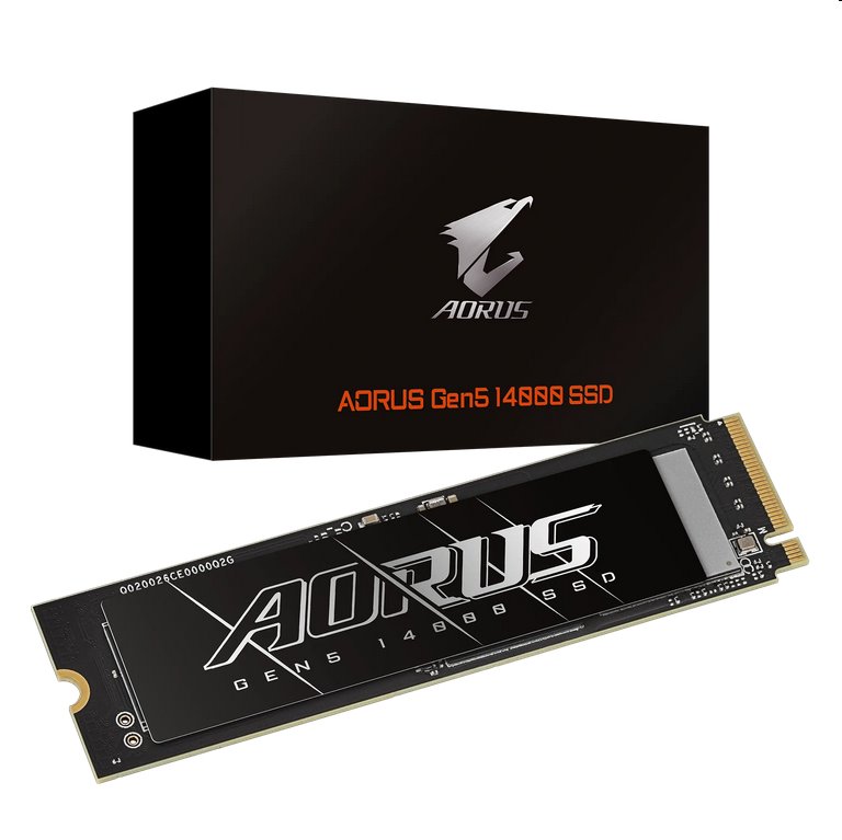 Gigabyte AORUS Gen5 14000/2TB/SSD/M.2 NVMe/5R AG514K2TB