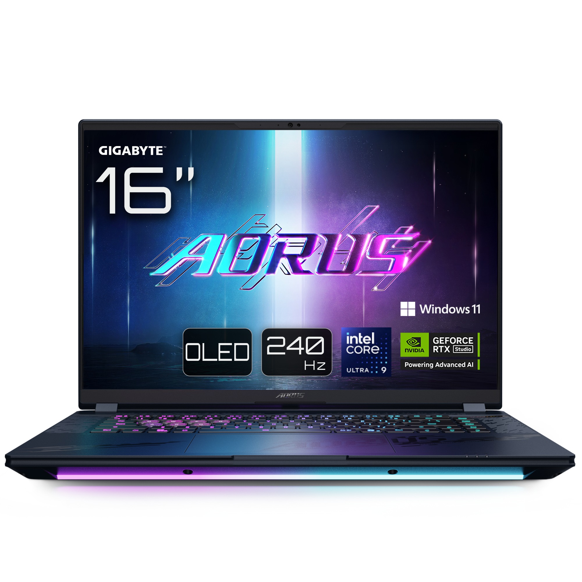 Gigabyte AORUS MASTER 16/BYHC5EEE64SP/U9-275HX/16"/2560x1600/32GB/1TB/RTX 5080/W11P/Dark Ti AORUS MASTER 16 BYHC5EEE64SP