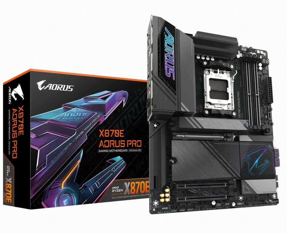 Gigabyte AORUS X870E PRO, AMD X870E, AM5, 4xDDR5, ATX X870E AORUS PRO#baz