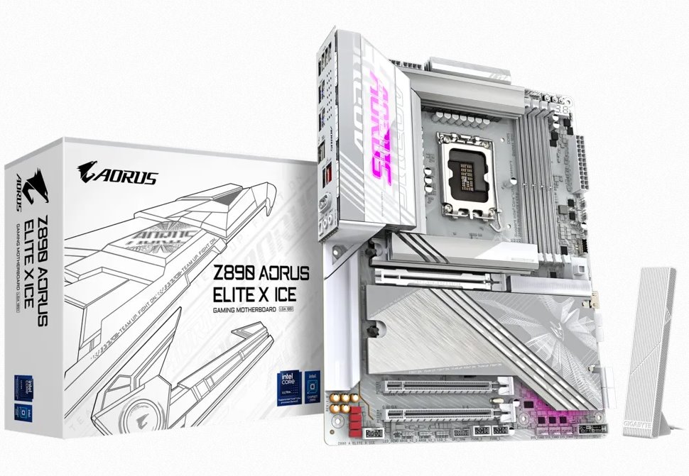 Gigabyte AORUS Z890 ELITE X ICE, Intel Z890, LGA1851, 4xDDR5, ATX Z890 A ELITE X ICE