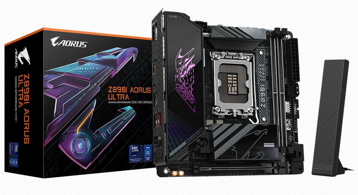 Gigabyte AORUS Z890I ULTRA, Intel Z890, LGA1851, 2xDDR5, mini-ITX Z890I AORUS ULTRA