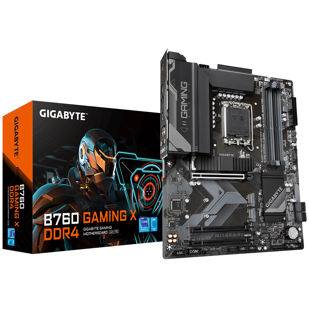 Gigabyte B760 Gaming X, Intel B760, LGA1700, 4xDDR4, ATX B760 GAMING X DDR4