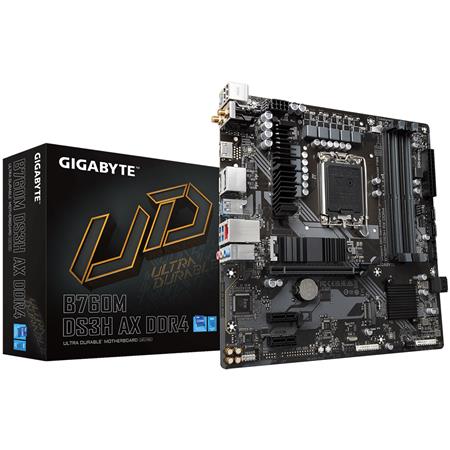 Gigabyte B760M DS3H AX , Intel B760, LGA1700, 4xDDR5, mATX