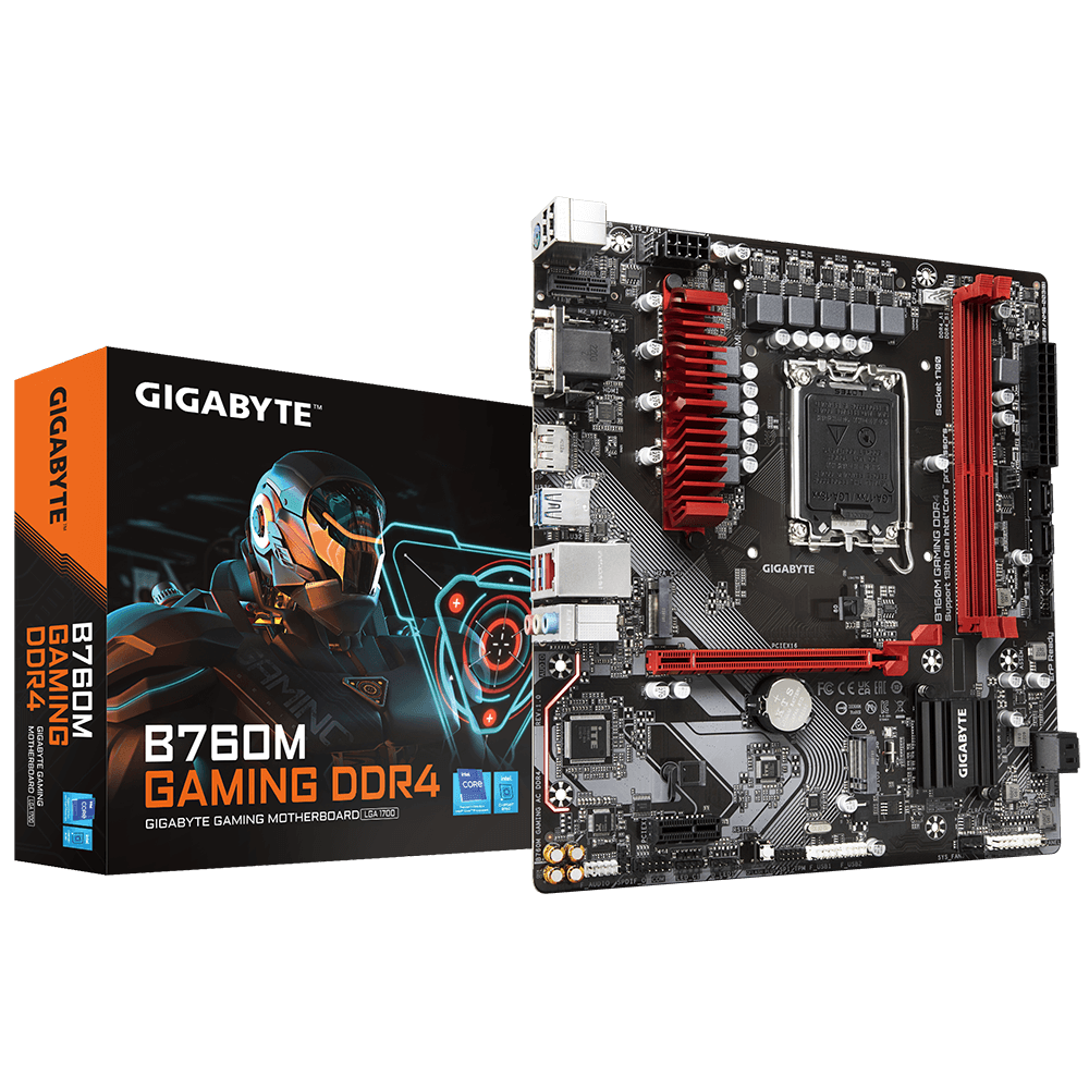 Gigabyte B760M Gaming, Intel B760, LGA1700, 4xDDR4, mATX B760M GAMING DDR4