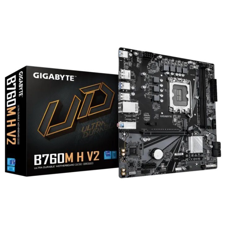 Gigabyte B760M H V2, Intel B760, LGA1700, 2xDDR5, mATX
