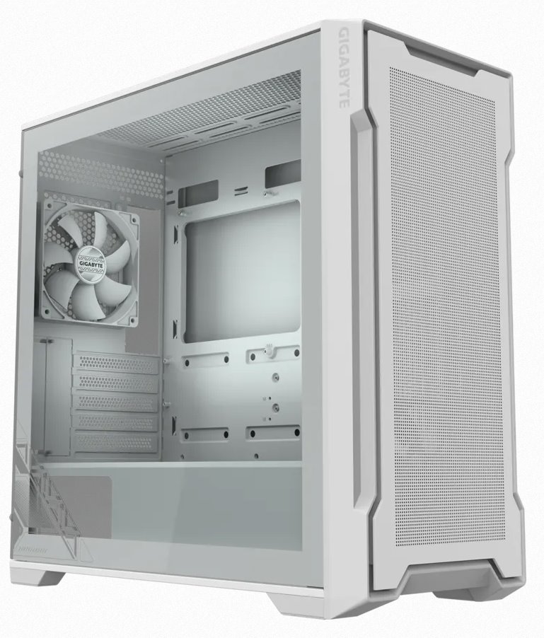 Gigabyte case C102 GLASS ICE, mATX, Mid Tower, white GB-C102GI