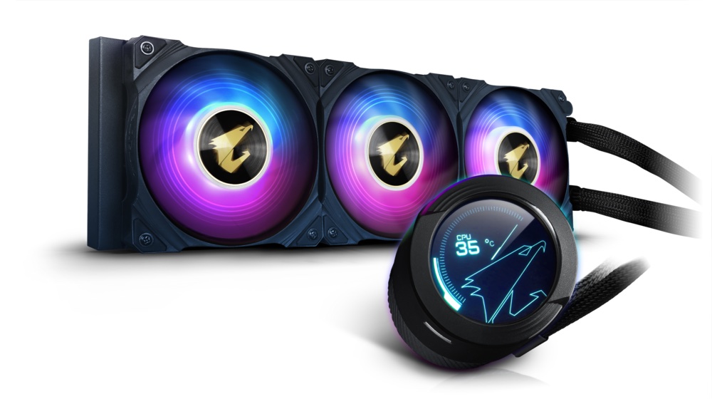 GIGABYTE CPU vodní chladič AORUS WATERFORCE X 360 GP-AWATERFORCEX360