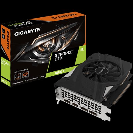Gigabyte GeForce GTX 1660 Ti MINI ITX OC 6G, 6GB GDDR6, 3xDP, HDMI GV-N166TIXOC-6GD