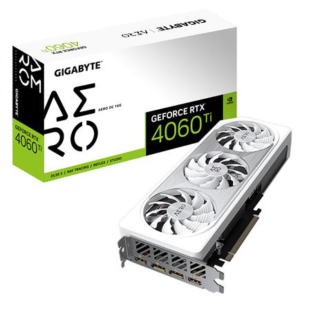 Gigabyte GeForce RTX 4060 Ti AERO OC 16G GV-N406TAERO OC-16GD