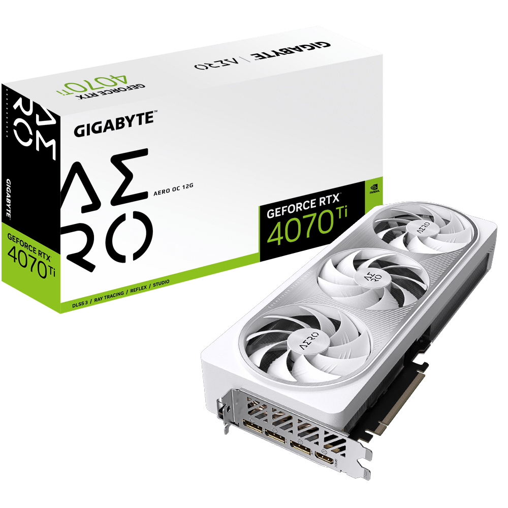 Gigabyte GeForce RTX 4070 Ti 12G OC AERO GV-N407TAERO OCV2-12GD