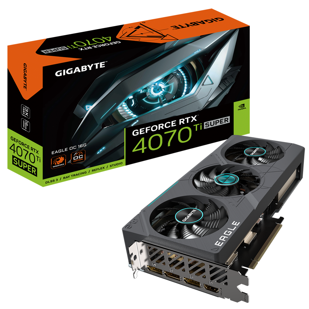 Gigabyte GeForce RTX 4070 Ti SUPER EAGLE OC 16G GV-N407TSEAGLE OC-16GD