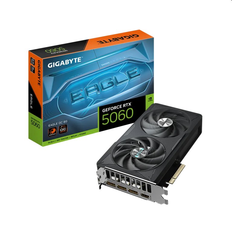 Gigabyte GeForce RTX 5060 EAGLE OC 8G GV-N5060EAGLE OC-8GD