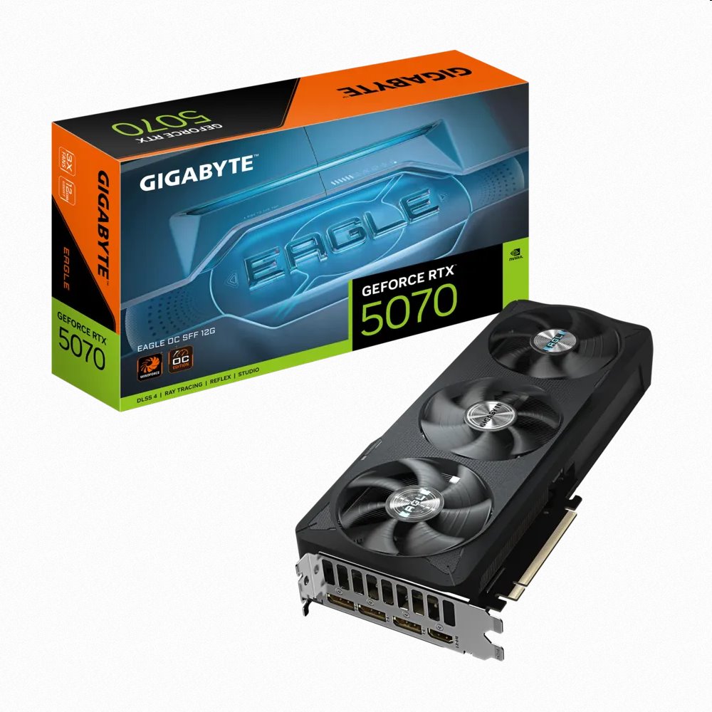 GIGABYTE GeForce RTX 5070 EAGLE SFF/OC/12GB/GDDR7 GV-N5070EAGLE OC-12GD