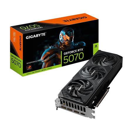 GIGABYTE GeForce RTX 5070 WINDFORCE SFF/12GB/GDDR7 GV-N5070WF3-12GD
