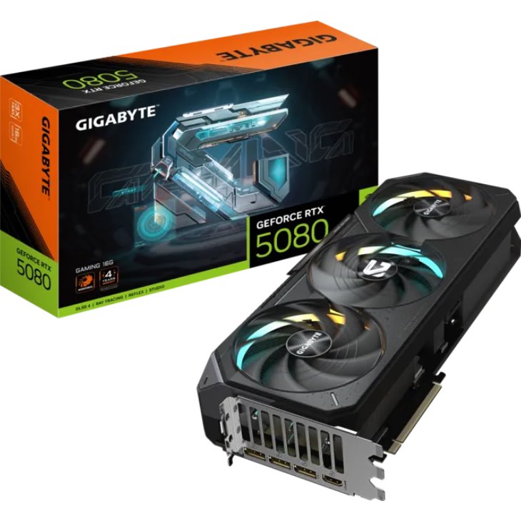 Gigabyte GeForce RTX 5080 GAMING 16G GV-N5080GAMING-16GD