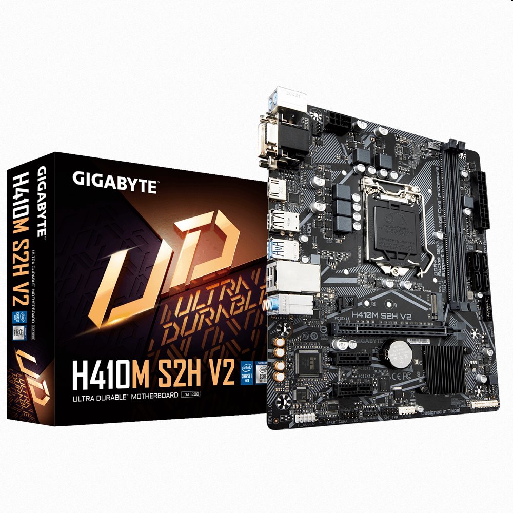 Gigabyte H410M S2H, Intel H410, LGA1200, 2xDDR4, LaN, mATX H410M S2H V2