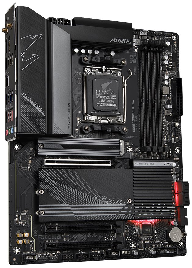 GIGABYTE MB Sc AM5 B650 AORUS ELITE AX, AMD B650, 4xDDR5, 1xDP, 1xHDMI, WI-FI