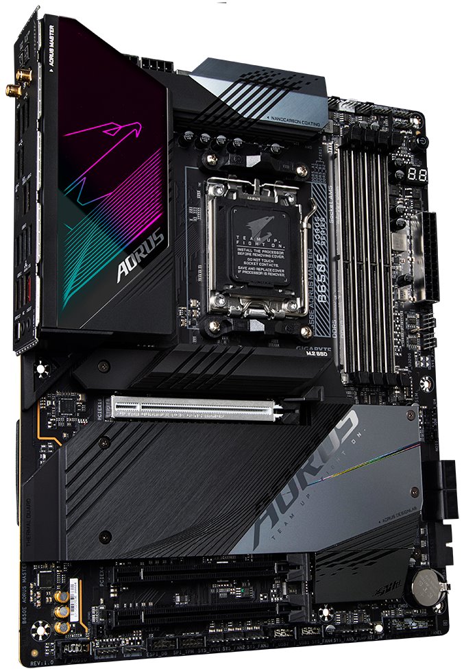 GIGABYTE MB Sc AM5 B650E AORUS MASTER, AMD B650, 4xDDR5, 1xHDMI, WI-FI