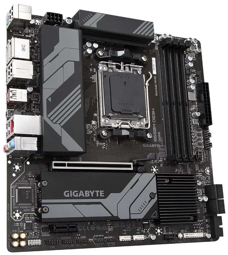 GIGABYTE MB Sc AM5 B650M DS3H, AMD B650, 4xDDR5, 2xDP, 1xHDMI, mATX