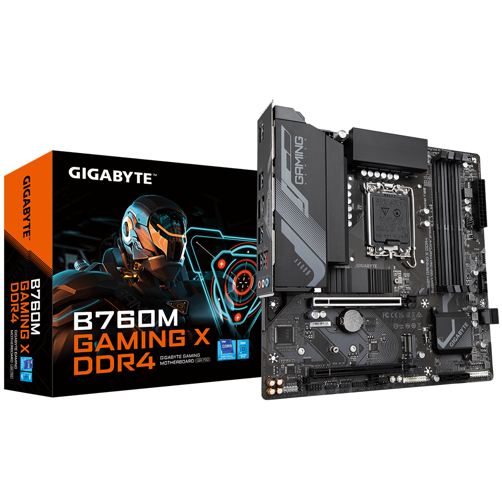 GIGABYTE MB Sc LGA1700 B760M GAMING X DDR4, Intel B760, 4xDDR4, 1xDP, 1xHDMI, mATX